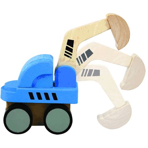 plan toys mini excavator|digging toys for construction.